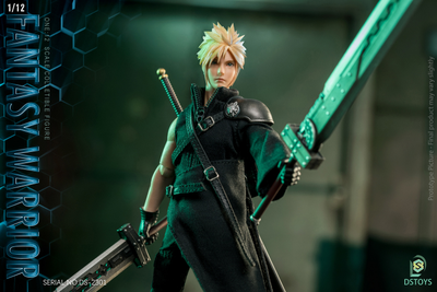Клауд Страйф (Final Fantasy VII Remake) - КОЛЛЕКЦИОННАЯ ФИГУРКА 1/12 Fantasy Warrior Cloud Piece (DS-2301) - DSTOYS