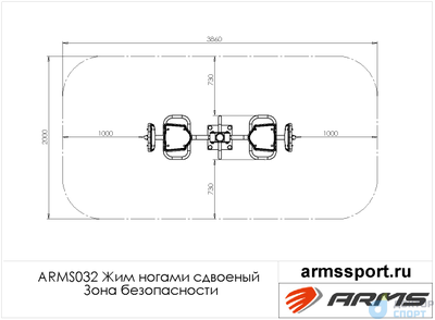 Жим ногами сдвоенный