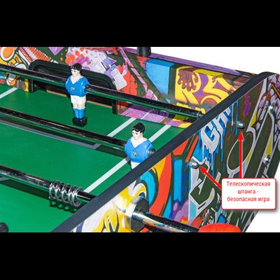 Настольный футбол (кикер) «Leon» (147x73x88 см, цветной)