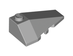 Wedge 4 x 2 Triple Right, Light Bluish Gray (43711 / 4180418)