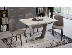 Стол обеденный Гавана Тип 1 Дуб крафт белый/Серый графит