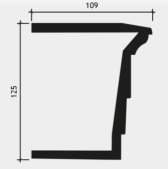 Архитрав 4.34.201 сборный - 125*109*2000мм