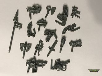 Оружие для звероботов - 16 шт - Серый полиэтилен