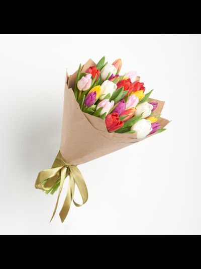 Микс из 25 тюльпанов