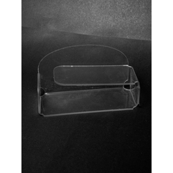 (ПОС1100) Визитница "ARC FORM" из прозрачного оргстекла
