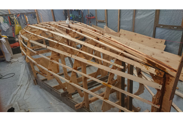 Постройка швертбота "Лиса-500"