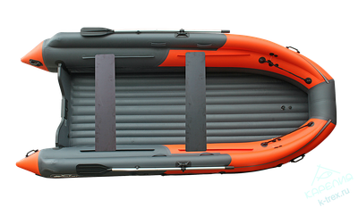 Лодка ПВХ Angler SKAT Тритон 370NDFi с Интегрированным фальшбортом