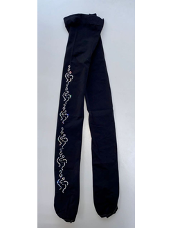 Колготки 95D с эффектом 3D. На каблук конька со Стразами (Е8)