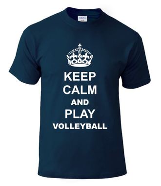 Футболка Keep Calm and Play Volleyball