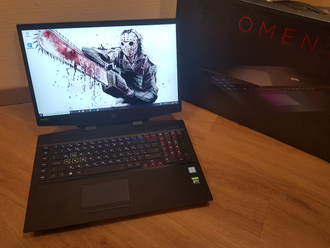 HP OMEN 17-CB0003UR ( 17.3 FHD IPS 144Hz I7-9750H RTX2070(8Gb) 16Gb 1Tb 256SSD )