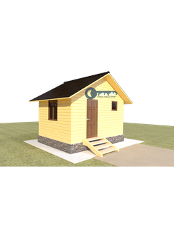 Б-15  ГАБАРИТНЫЕ РАЗМЕРЫ: (3,5Х4,5М) 1 ЭТАЖ, ОБЩАЯ ПЛОЩАДЬ: 15,75М²