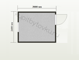 Блок контейнер 3х2,4 м