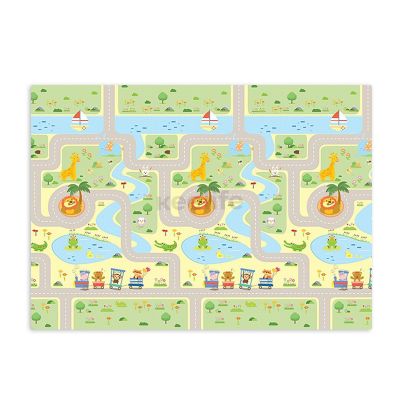 СКЛАДНОЙ ДЕТСКИЙ КОВРИК KEELIFE &quot;ХОЛМЫ И ДОРОГИ&quot; (150Х200Х1СМ)