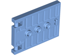Door 1 x 5 x 3 with 3 Studs and Handle, Medium Blue (93096 / 6147321)