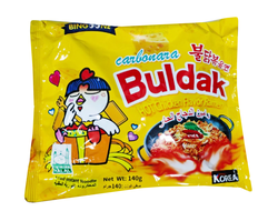 Лапша Bingoone Buldak со вкусом курицы Ramen в соусе Карбонара 140г