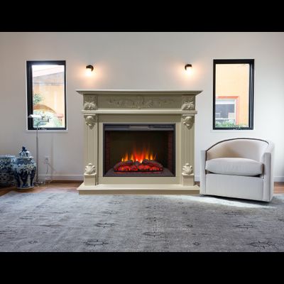 Электрокамин Флоренция SL с очагом Sparta 25.5 LED