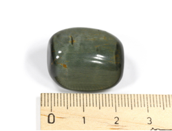 Кошачий глаз (кварцевый), галтовка, ЮАР (23*20*16 мм, 13 г) №28432