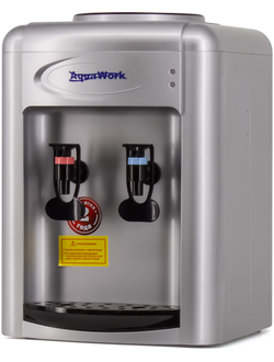 Кулер для воды Aqua Work 0.7-TKR серебро, с нагревом без охлаждения