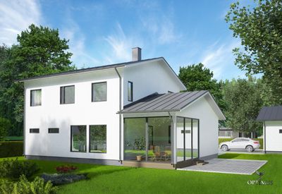 Комплект дома Lakka Kristalli - 208 м²