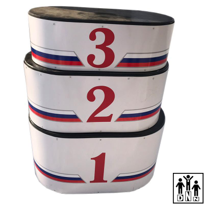 Пьедестал матрешка для награждения овальный