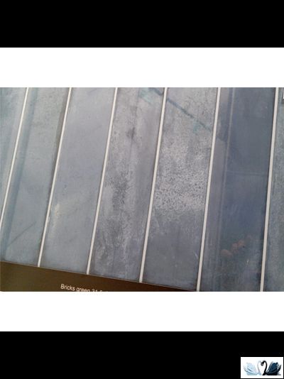 Плитка Azori Bricks Azul 31,5 х 63 см настенная синий