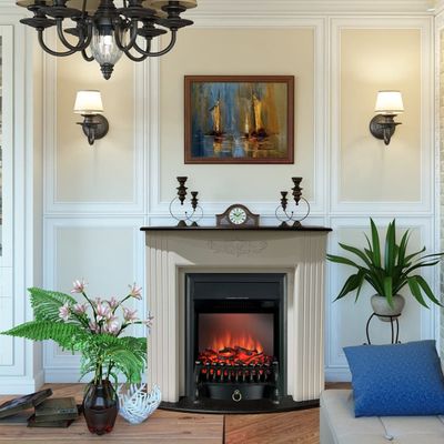 Электрокамин Лион WT-B с очагом Fobos