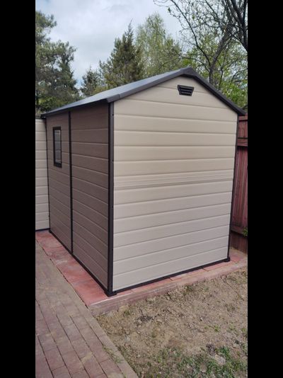 Сарай "Манор 6x8DD" (размеры 177х230 см), бежевый