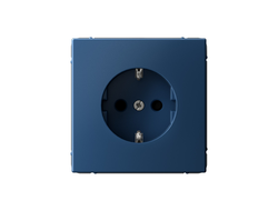 Systeme Electric ArtGallery Аквамарин Розетка с заземлением со шторками, 16А, механизм GAL001145