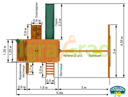 Детская площадка IgraGrad Шато (Домик)