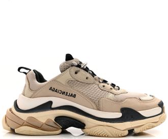 Кроссовки Balenciaga Triple S серые с черным