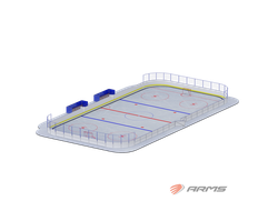 Хоккейная коробка 20х40 ARMSPLAY2040R4