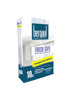 Bergauf Finish Gips - шпаклевка финишная на гипсовой основе, 18кг.(56)