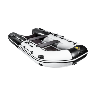 Моторная лодка Ривьера 3600 СК МАКСИМА светло-серый черный