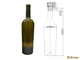Бутылка винная КОНИКА, 0,75 л