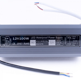 Блок питания для светодиодной ленты SWG 12В 8,3А 100Вт IP67