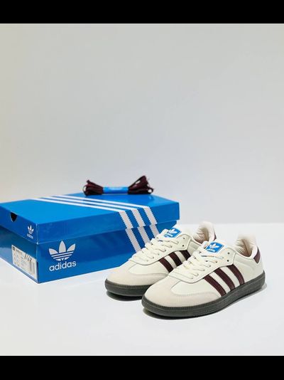 Adidas Samba OG Off White Maroon