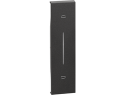 Клавиша для выключателя жалюзи 1 модуль, черная - Bticino - Living Now KG05