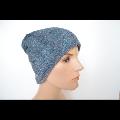 Шапка Vizio 1627 CL серая голубая