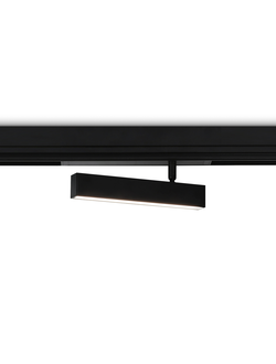 Управляемый светодиодный светильник для шинопровода Magnetic 220V диммируемый 3000-6400K GL 1322 BK черный 12W (Без ПДУ)