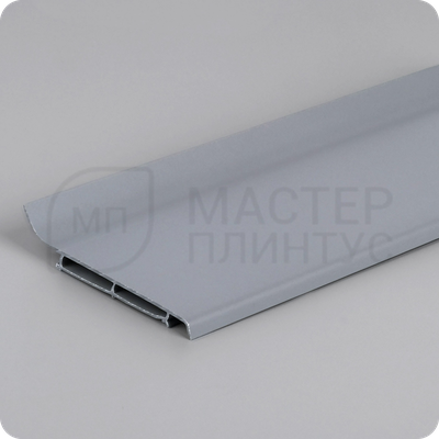 Плинтус Vilo Linela из ПВХ 413 Светло-серый с мягким краем 16х80х2000 мм.