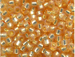 Toho 15 2110 Silver-Lined Milky Lt Topaz / Молочный светлый топаз с серебряной линией внутри