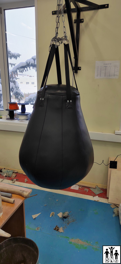 Груша кожаная боксерская "Бочка большая" 50кг