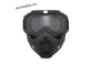 Очки маска со съемным забралом GXT, тёмная линза, для мотокросса, снегохода, эндуро, ATV, сноуборда