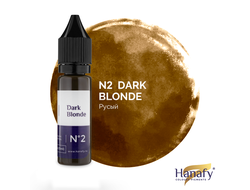 Пигмент для татуажа бровей Hanafy №2 - Dark Blonde (Темный Блонд)