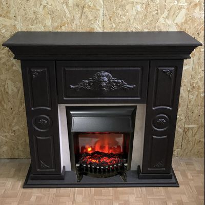 Электрокамин Бостон BL с очагом Fobos