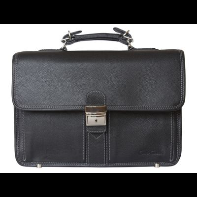 Кожаный портфель Feudo black (арт. 2014-01)