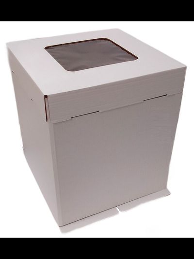 Коробка для торта с/о (белая), 360*360*400мм