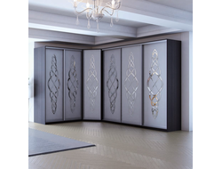 Шкаф купе угловой №2