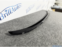 Спойлер на багажник BMW 5 G30 стиль M5 прямой черный