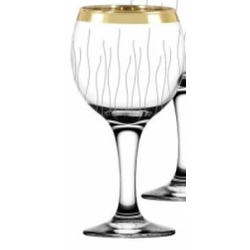 Набор фужеров и бокалов 18предметов Серпантин